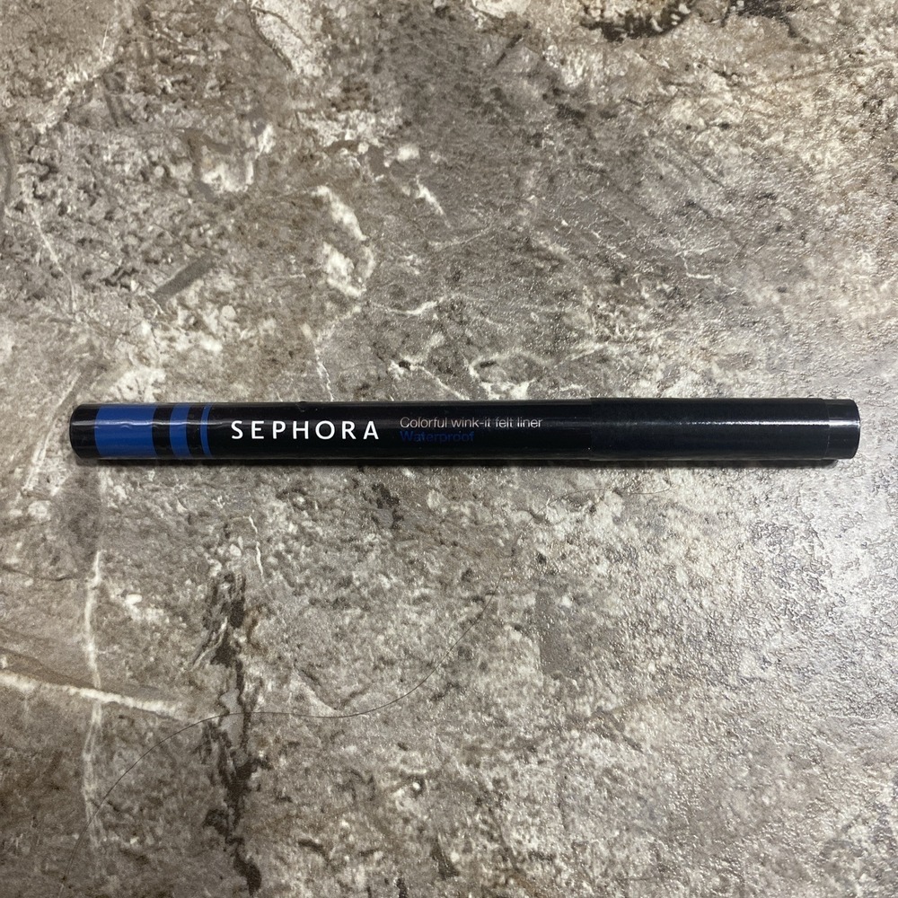 Sephora 04 Midnight Navy waterproof colorful wink-it felt liner 0.019 oz Sealed